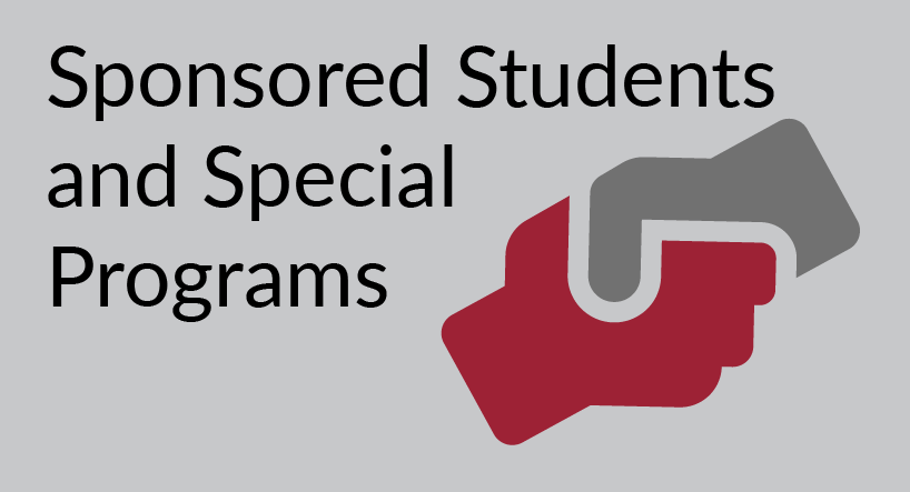 Sponsored Students and Special Programs
